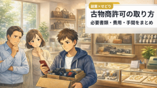 古物商許可の取り方｜必要書類・費用・手間をまとめ（せどり副業を始める前に）