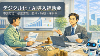 デジタル化・AI導入補助金（IT導入補助金）の申請方法｜必要書類・要件・時期・採択率の見方