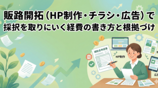 補助金申請｜販路開拓（HP制作・チラシ・広告）で採択を取りにいく経費の書き方と根拠づけ