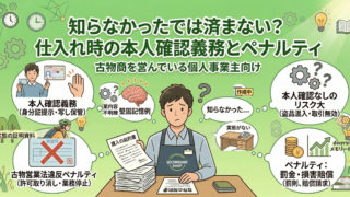【古物商向け】知らなかったでは済まない?仕入れ時の本人確認義務とペナルティ