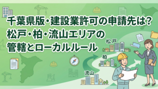 千葉県版・建設業許可の申請先は？松戸・柏・流山エリアの管轄とローカルルール