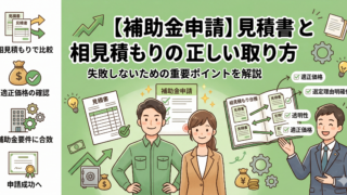 【補助金申請】見積書と相見積もりの正しい取り方。審査落ちを防ぐ資料の準備術