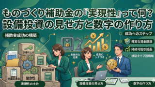 ものづくり補助金の「実現性」って何？設備投資の見せ方と数字の作り方