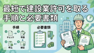 【建設業】急に許可証が必要になった社長へ。最短で建設業許可を取る手順と必要書類