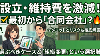 設立費用と維持費を抑える！最初から合同会社を選ぶべきケースと株式会社からの組織変更