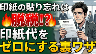 収入印紙の貼り忘れは脱税?契約書の印紙代を電子契約で削減する裏技と注意点