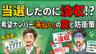 支払い忘れで当選が無効に!?希望ナンバー(抽選対象)の確実な取得手順と落とし穴