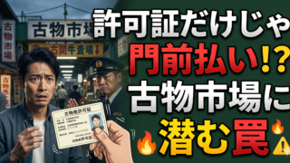 許可証だけじゃ入れない?業者間オークション(古物市場)参加の厳しいルールと罠