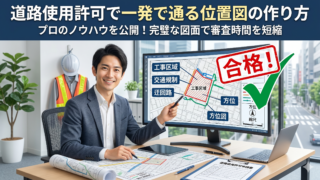 GoogleマップのスクショはNG？道路使用許可で一発で通る位置図の作り方