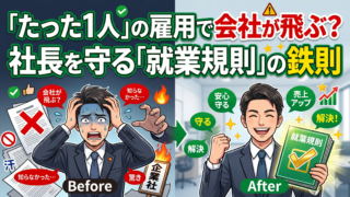 従業員1人でも労働トラブルは起きる!会社を守る就業規則の作り方と必須の労務準備