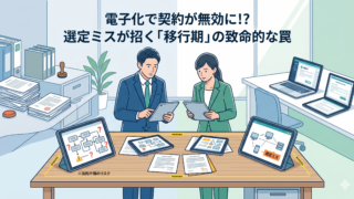 【脱・紙の契約】クラウドサインとfreeeサインの選び方。移行期に陥る法的な罠と対策