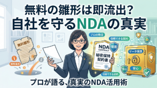 無料雛形は危険？新商品開発で自社のアイデアを守る秘密保持契約（NDA）の鉄則