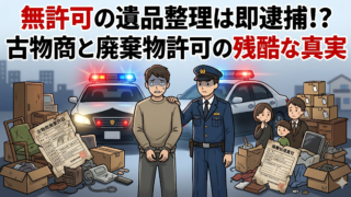 遺品整理業に古物商許可は必須?廃棄物収集運搬業との違いと適法なビジネスモデル