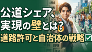 公道にカーシェアステーションは置ける?道路使用許可の壁とスマートシティ構想