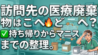 訪問先で出た針はどこへ?在宅医療の感染性廃棄物と、持ち帰り・委託契約・マニフェストの整理