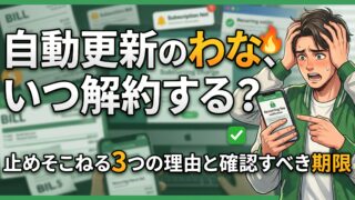 その3か月前は、いつですか。契約書の自動更新を止めそこねる3つの理由
